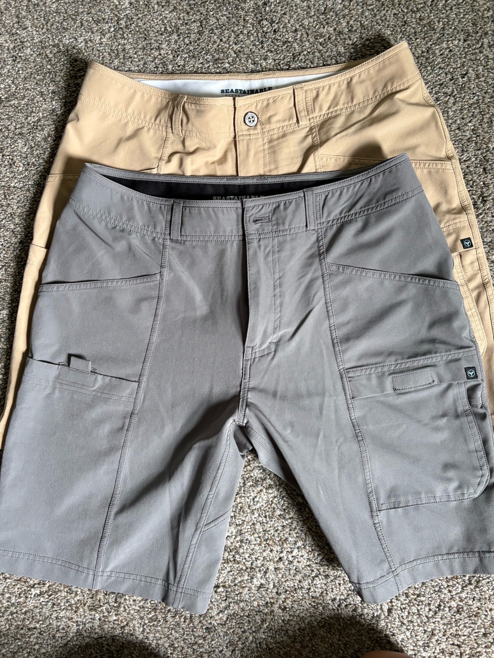 SEASTAINABLE OCEAN ADVOCATES shorts , cargo-men size 33